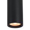 Tuba sufitowa Lopus CLN-48930-M-BK Italux do sypialni czarna