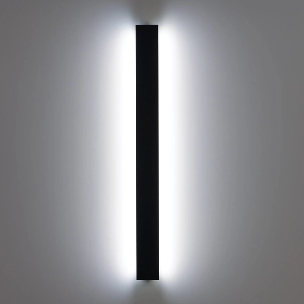 Ogrodowa lampa ścienna Mutti OWL-2051-06-4K Italux LED 14W 4000K IP54 czarna