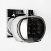 Szklany kinkiet z kryształkami CRYSTAL W0076-01A-B5FZ  glamour chrom