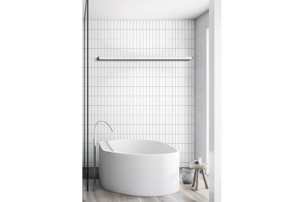 Minimalistyczny kinkiet łazienkowy Topaz LED 35W 4000K czarny