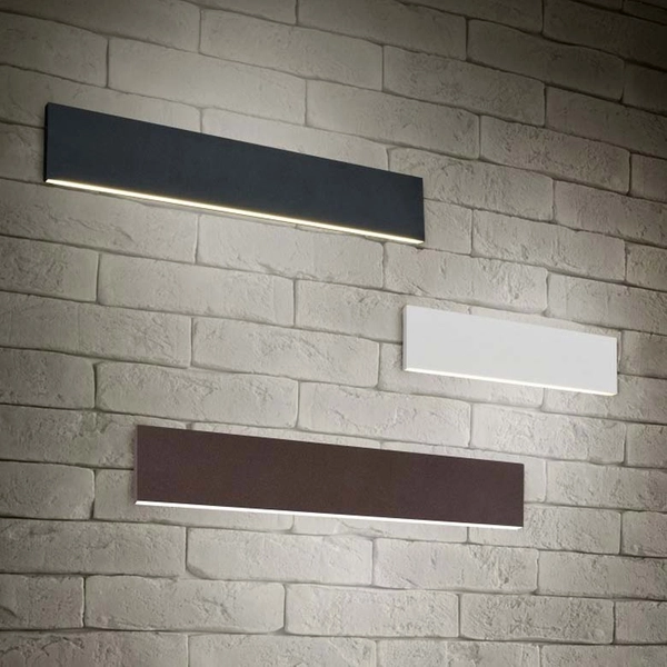 Nowoczesna lampa ścienna Concha 225174742 LED 18W 3000K grafitowa