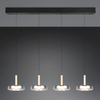 Lampa wisząca na belce CELESTE 354910432 Trio LED 28W 3000K czarny srebrny