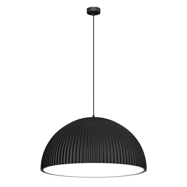 Wisząca lampa nad stół Gandra 5024+5055 Shilo salonowa metalowa kopuła czarna