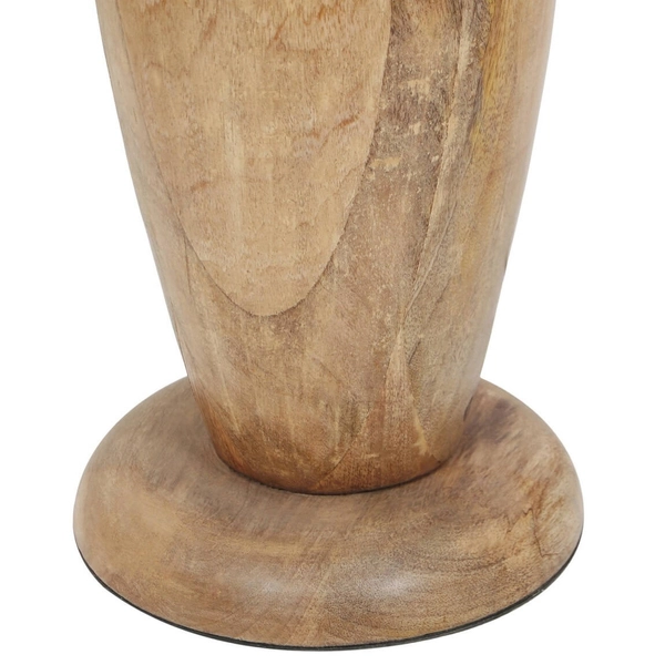 Podłogowa lampa drewniana TOBA 467200130 boho z wtyczką brązowa