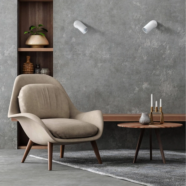 Spot LAMPA sufitowa SNOW LP-731/1W WH Light Prestige regulowana OPRAWA reflektorek metalowa tuba biała