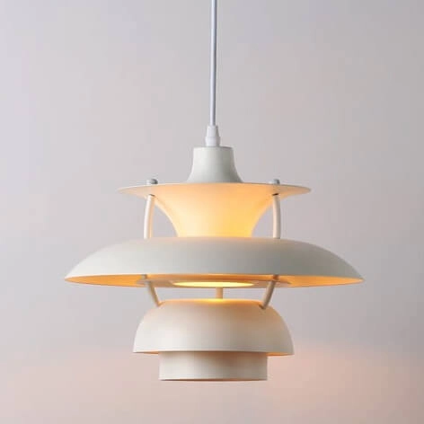 Lampa zawieszana do jadalni Retro ABR-APPLE-W Abruzzo industrialna biała