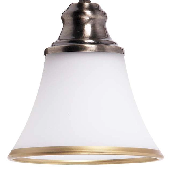 Klasyczna LAMPA ścienna GRANDO 6545 Rabalux klosz OPRAWA dzwon kinkiet bell retro patyna