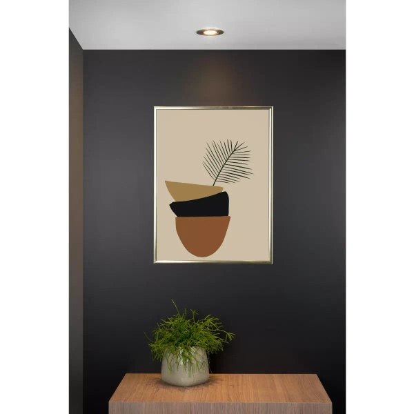 Oczko lampa sufitowa TUBE 22954/01/12 Lucide okrągła srebrna