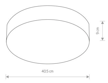 Srebrna lampa przysufitowa Arena 10182 metalowa do jadalni