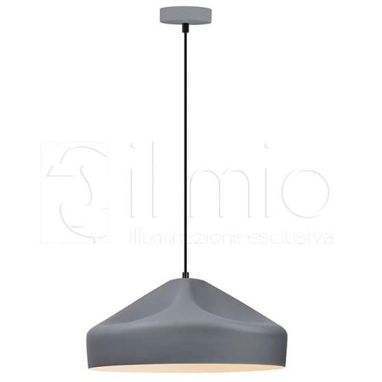 Metalowa LAMPA wisząca GAVLE 307453 Il mio minimalistyczna OPRAWA zwis szary