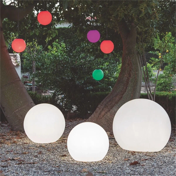 Ledowa lampa ogrodowa okrągła fi 30 BULY 3125 LED 3W 2700K IP65 biała