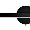 LAMPA ścienna SYDNEY ML6346 Milagro metalowa OPRAWA kinkiet LED 6W 4000K loftowy czarny