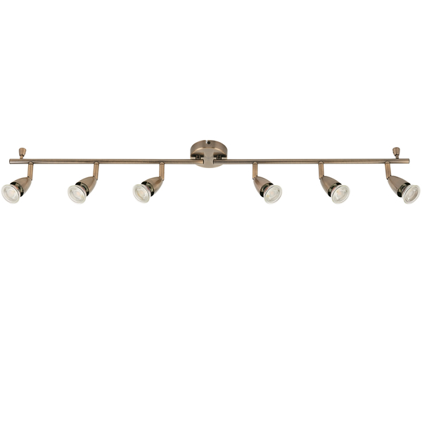 Lampa sufitowa Amalfi 61001 Saxby regulacja kąta światła mosiądz
