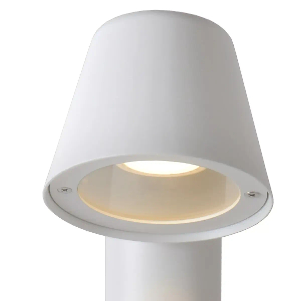 Stojący słupek ogrodowy DINGO 14881/70/31 Lucide IP44 metalowy biały