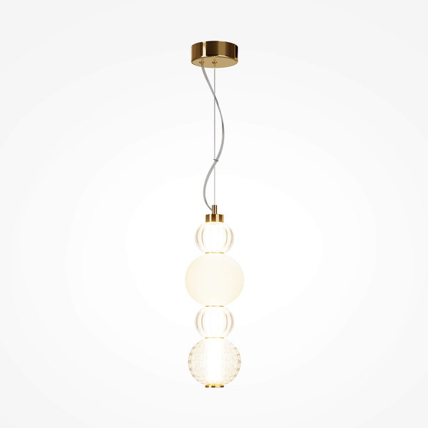 Lampa wisząca Collar P069PL-L17G3K LED 17W 3000K balls przeźroczysta