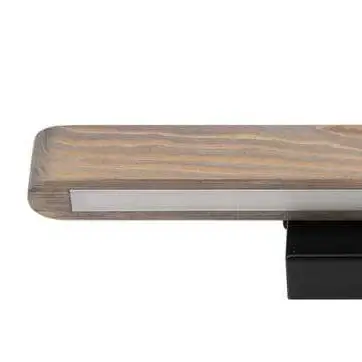 Ekologiczna LAMPA ścienna FORESTIER 25717104 Spotlight skandynawska OPRAWA belka LED 5W 3000K drewniana drewno czarna