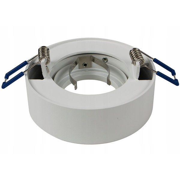 Wpuszczana LAMPA sufitowa SLP8135 MDECO metalowa OPRAWA regulowany WPUST do zabudowy biały