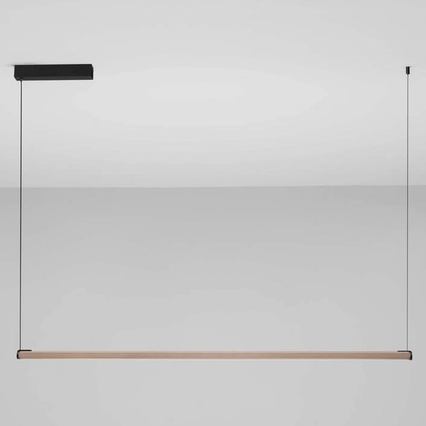 Wisząca lampa nad stół CALACA LE44767 LED 28W 3000K podłużna złota czarna