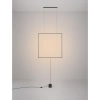 Geometryczna lampa wisząca ROVILLA LE45487 LED 32W 3000K czarna