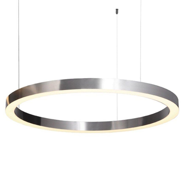 Pierścieniowa lampa Circle ST-8848-100 NIKIEL LED 104W 3000K do sypialni nikiel