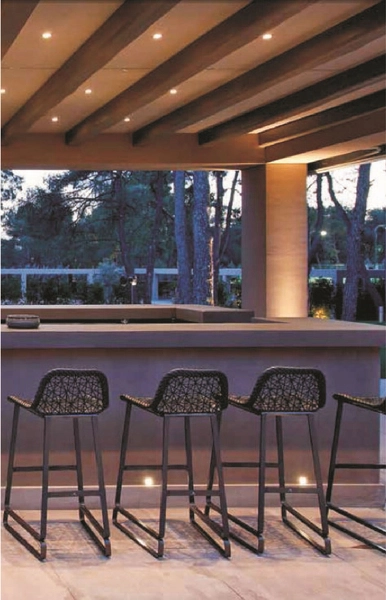 Wpustowa lampka Grund 800101301 Elkim LED 3W 6000K okrągła IP65 aluminium