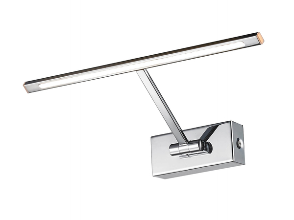 Ścienna lampa kierunkowa Monalisa nad obraz LED 5,4W 3000K chrom