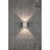 Prostokątna lampa ścienna Canto 49711001 LED 10,6W 3000K IP44 biały