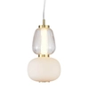 Salonowa lampa zwieszana Eris PND-98374-18W-GD Italux LED 18W 3000K złoty biały
