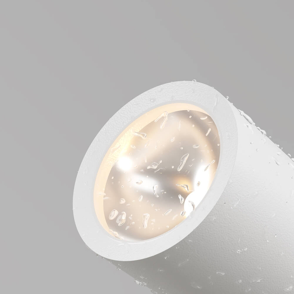 Wbijana lampa zewnętrzna Bern O050FL-L5W3K LED 5W 3000K IP65 tubka biały
