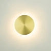 Metalowa lampa ścienna 20350 LED 10W 3000K dysk do salonu mosiądz