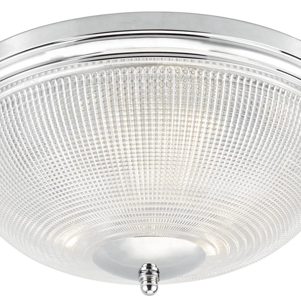 Łazienkowy plafon Arbor ARB5250 Dar Lighting szklany IP44 chrom