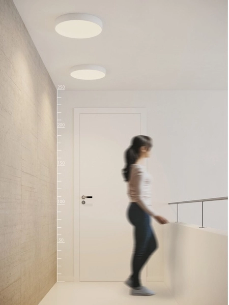 Salonowy plafon nowoczesny Monza AZ2266 LED 50W czarny do jadalni