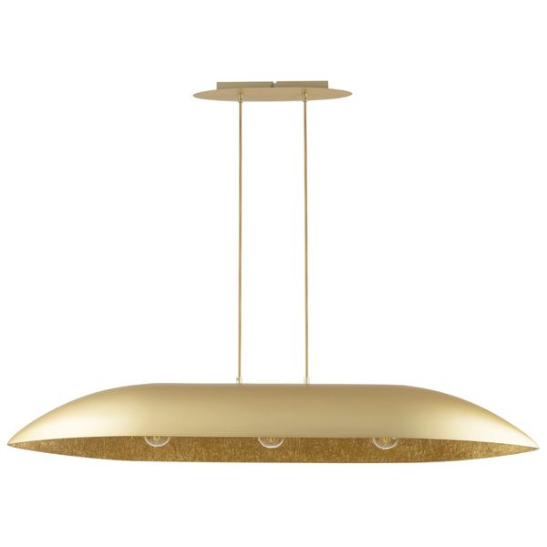 Kuchenna lampa wisząca nad stół Gondola L 40640 Sigma z żywicy złota