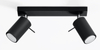 Spot LAMPA sufitowa SL.0092 regulowana OPRAWA reflektorowa listwa metalowa czarna