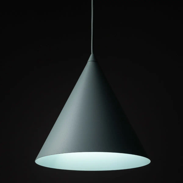 Stożkowa lampa wisząca CONO 6651 do salonu miętowy