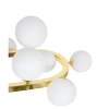 Molekułowa lampa wisząca ALURE MSE1501100605/MILK glamour kule białe złote