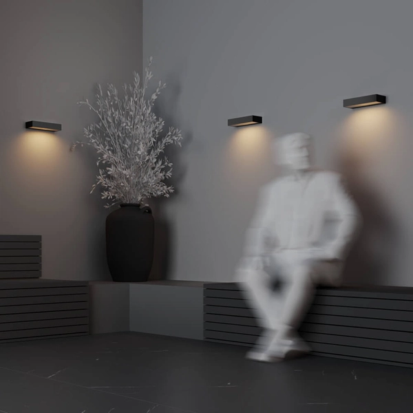 Stojąca lampa ogrodowa Lit O593FL-L12GF3K Maytoni IP65 słupek grafitowa