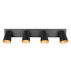 Regulowana lampa sufitowa Sharp 817100432 tuba punktowa do salonu czarna
