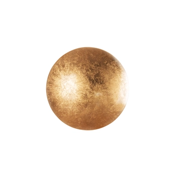 Okrągła lampa ścienna Luisant do sypialni LED 6W złota