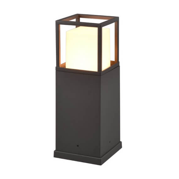 Metalowy słupek na taras PORTOR DL142577860 LED 14,5W 2300-4000K IP54 antracyt