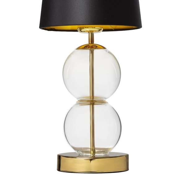 Nowoczesna lampa stołowa COCO 41092102 czarna lampka nocna czarna