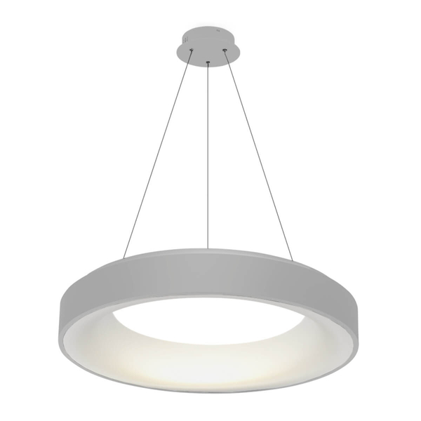 Wisząca lampa biurowa Sovana AZ3438 LED 40W 2700-6500K okrągła szara