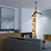 Lampa wisząca futurystyczna Sticks ST-1001-6 black Step do salonu czarna