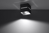LAMPA sufitowa SL.0207 metalowa OPRAWA kostka cube czarna
