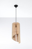 LAMPA wisząca ALEXIA SL.0640 drewniana OPRAWA ekologiczny zwis drewno