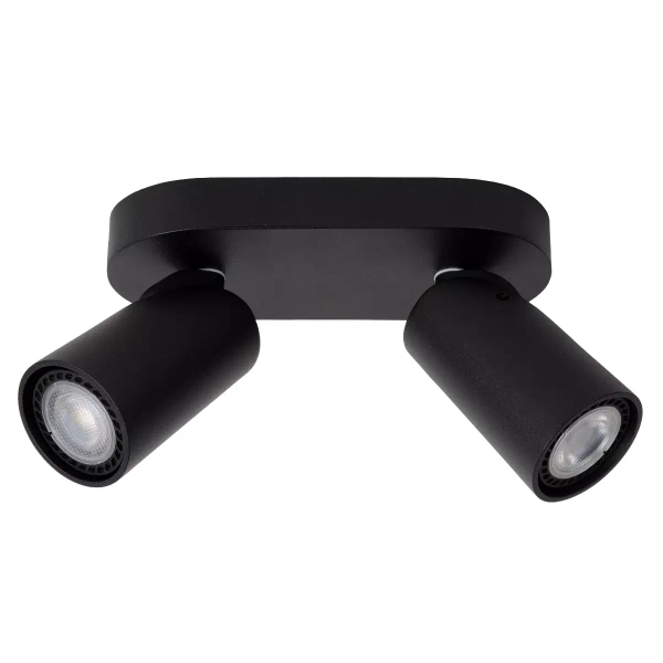 Podwójna lampa natynkowa XYRUS 23954/11/30 Lucide reflektorki czarna