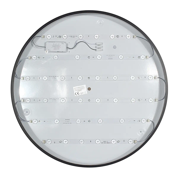 Minimalistyczny ledowy plafon sufitowy 1447 LED 60W 4000K czarny