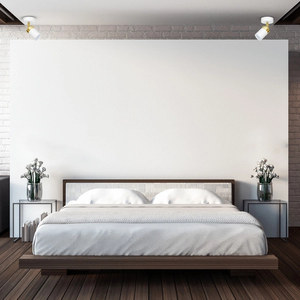 Kinkiet LAMPA ścienna JOKER MLP6128 Milagro regulowana OPRAWA metalowy reflektorek biały złoty