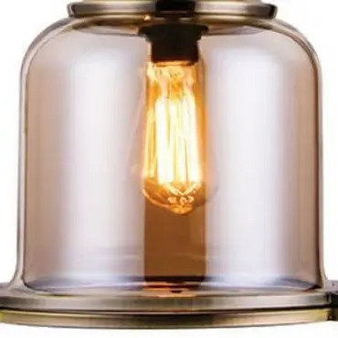 Industrialna lampa wisząca 16106 na łańcuchu do przedpokoju brązowy