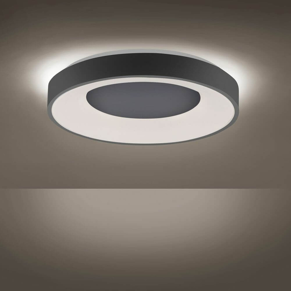 Plafon sypialniany Anika 14326-18 Just Light LED 26,5W z pilotem nad łóżko szary